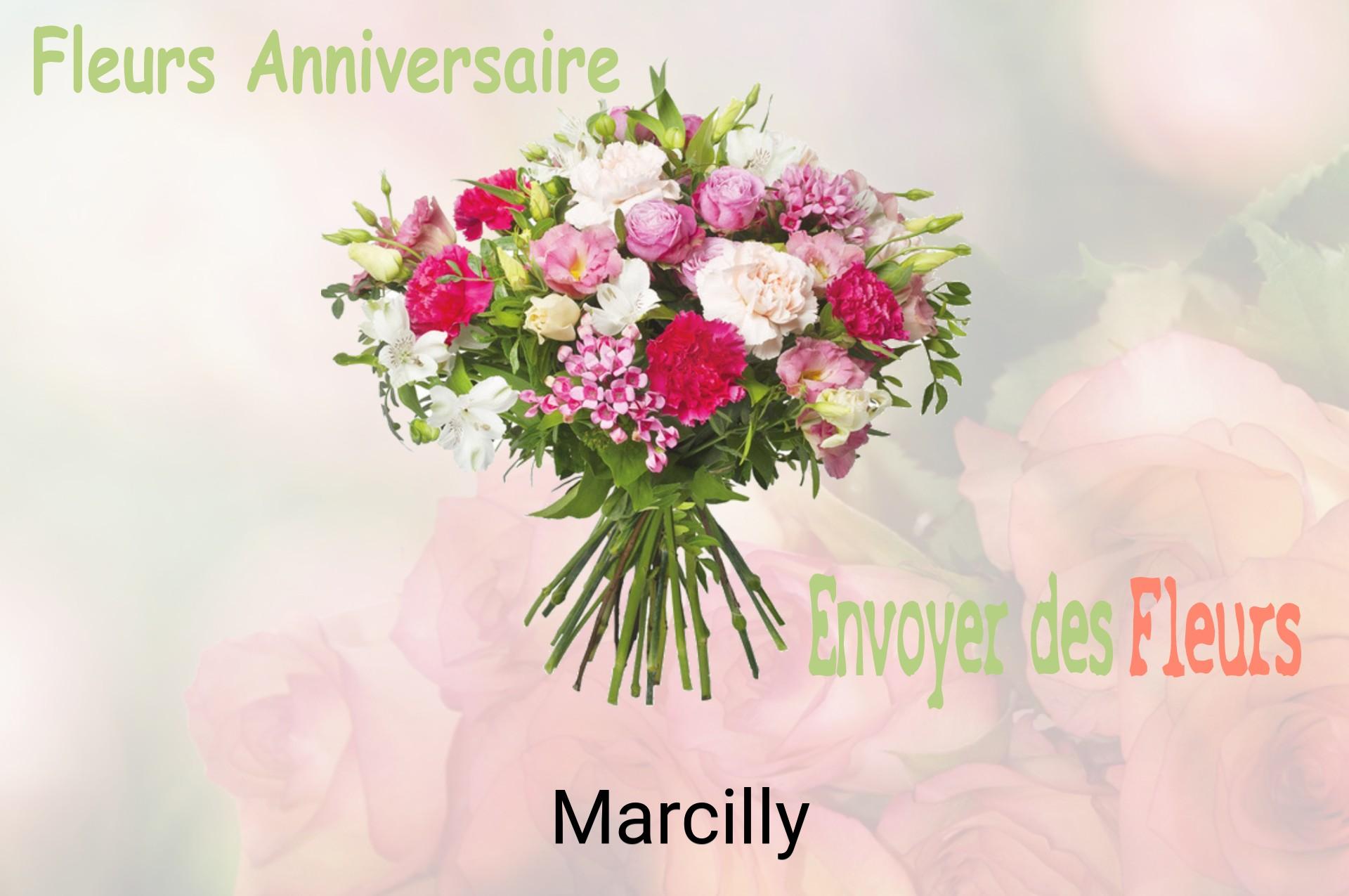 Bouquet de fleurs d’anniversaire livré à Marcilly